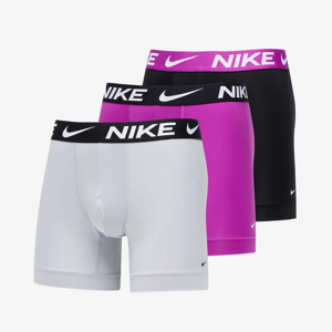 Nike Dri-FIT Essential Micro Boxer Brief 3-Pack Vivid Purple/ Wolf Grey/ Black