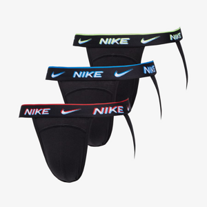 Nike Everyday Cotton Jock Strap 3 Pack Black/ Transparency WB