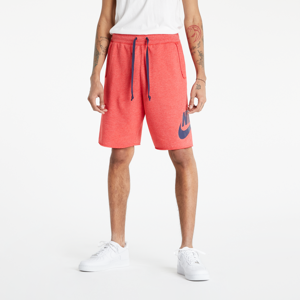 Teplákové kraťasy Nike M NSW Sportswear Essentials Shorts melange červené