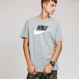 Tričko s krátkym rukávom Nike M NSW Tee Icon Futura melange šedé