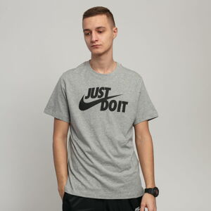 Tričko s krátkym rukávom Nike M NSW Tee Just Do It Swoosh melange šedé