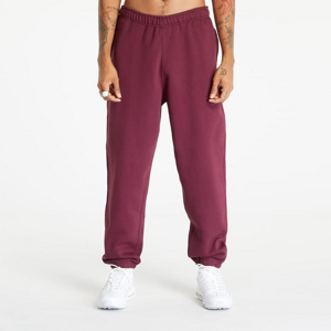 Tepláky Nike Solo Swoosh Men's Fleece Pants Night Maroon/ White
