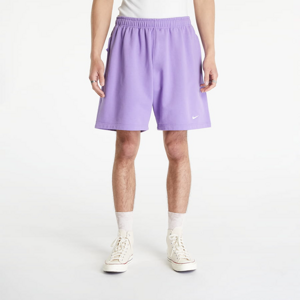 Teplákové kraťasy Nike Solo Swoosh Men's French Terry Shorts Space Purple/ White