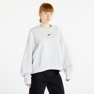 Dámska mikina Nike Sportswear Phoenix Fleece Women's Oversized Crewneck Sweatshirt Photon Dust/ Black