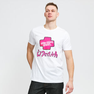 Tričko s krátkym rukávom Pink Dolphin Promo Tee biele
