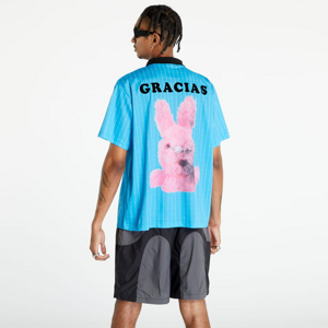Tričko s krátkym rukávom PLEASURES Bunny Soccer Jersey Blue