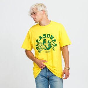 Tričko s krátkym rukávom PLEASURES Logic Tee žlté