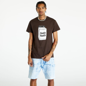 Tričko s krátkym rukávom PLEASURES Techpack T-Shirt Brown
