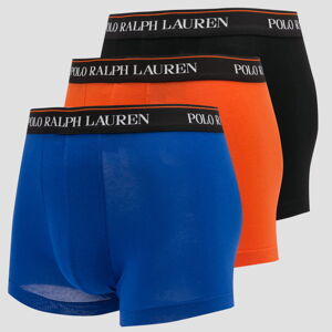 Polo Ralph Lauren 3Pack Stretch Cotton Classic Trunks čierne / oranžové / modré