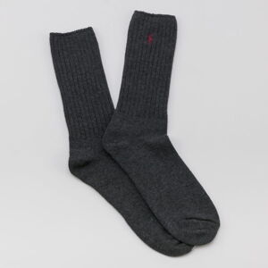 Ponožky Polo Ralph Lauren Classic Cotton Crew Socks melange tmavošedé