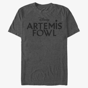 Queens Disney Classics Artemis Fowl - Flat Logo Unisex T-Shirt Dark Heather Grey