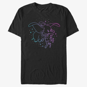 Queens Disney Classics Dumbo - Stay Fly Dumbo Unisex T-Shirt Black