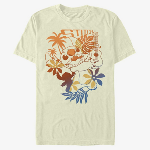 Queens Disney Classics Lilo & Stitch - Aloha Stitch Unisex T-Shirt Natural