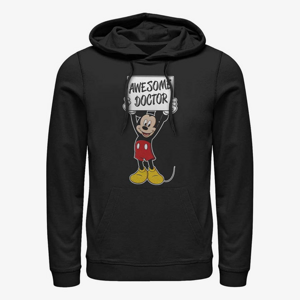Queens Disney Classics Mickey Classic - Mickey Awesome Doctor Unisex Hoodie Black