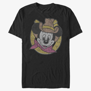 Queens Disney Classics Mickey & Friends - Cowboy Mickey Unisex T-Shirt Black