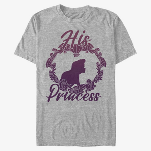 Queens Disney Classics The Little Mermaid - His Princess Unisex T-Shirt Heather Grey