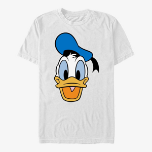 Queens Disney Mickey And Friends - Big Face Donald Unisex T-Shirt White