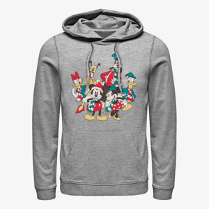 Queens Disney Mickey Classic - HOLIDAY GROUP Unisex Hoodie Heather Grey