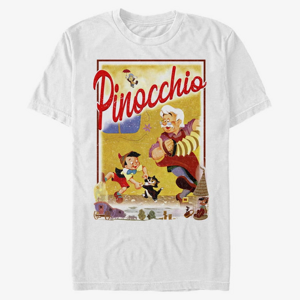 Queens Disney Pinocchio - StoryBook Poster Unisex T-Shirt White