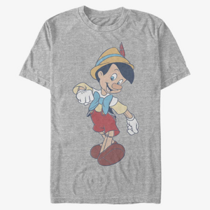 Queens Disney Pinocchio - Vintage Pinocchio Unisex T-Shirt Heather Grey