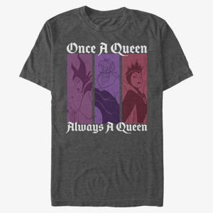 Queens Disney Villains - Queen Color Unisex T-Shirt Dark Heather Grey