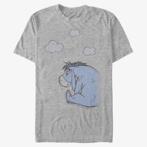 Queens Disney Winnie The Pooh - Cloudy Eeyore Unisex T-Shirt Heather Grey
