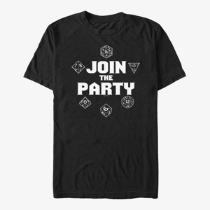 Queens Dungeons & Dragons - JOIN THE PARTY DICE Unisex T-Shirt Black