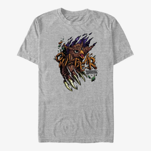 Queens Dungeons & Dragons - Owlbear Rip Unisex T-Shirt Heather Grey