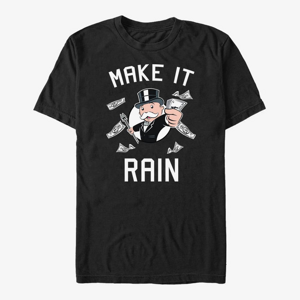 Queens Hasbro Monopoly - Monopoly Rain Men's T-Shirt Black