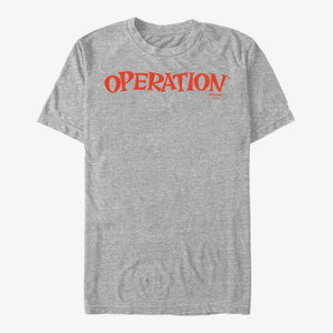 Queens Hasbro Operation - Operate Logo Unisex T-Shirt Heather Grey