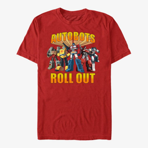Queens Hasbro Transformers - Autobots Rollout Men's T-Shirt Red