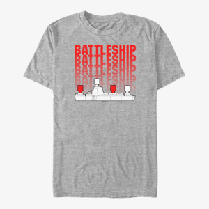 Queens Hasbro Vault Battleship - REPEATING BATTLESHIP Unisex T-Shirt Heather Grey