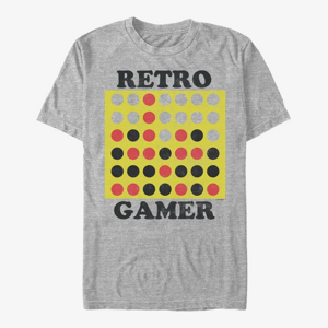 Queens Hasbro Vault Connect Four - Retro Gamer Unisex T-Shirt Heather Grey