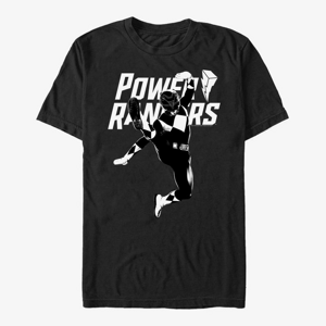 Queens Hasbro Vault Power Rangers - Black Ranger Big Men's T-Shirt Black