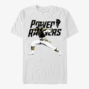 Queens Hasbro Vault Power Rangers - White Ranger Big Men's T-Shirt White