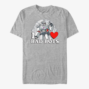 Queens Hasbro Vault Transformers - I Love Bad Boys Unisex T-Shirt Heather Grey