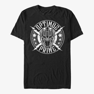 Queens Hasbro Vault Transformers - Prime Rock Badge Men's T-Shirt Black