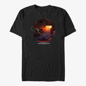 Queens Magic: The Gathering - Drizzt Fight Unisex T-Shirt Black