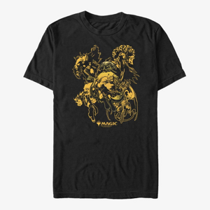 Queens Magic: The Gathering - Magic Character Outine Unisex T-Shirt Black