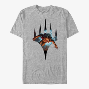 Queens Magic: The Gathering - Monster Shield Unisex T-Shirt Heather Grey
