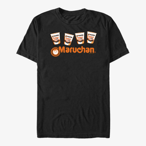 Queens Maruchan - MARUCHAN NOODLE CUPS ROW - MUMA0EZGLO_01CHH Unisex T-Shirt Black