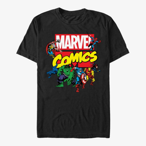 Queens Marvel Avengers Classic - Ace Team Men's T-Shirt Black