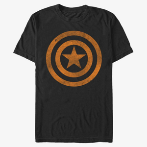 Queens Marvel Avengers Classic - Capn Orange Men's T-Shirt Black
