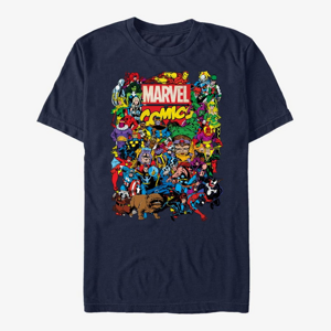 Queens Marvel Avengers Classic - Entire Cast Unisex T-Shirt Navy Blue