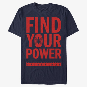 Queens Marvel Avengers Classic - Find Your Power Men's T-Shirt Navy Blue