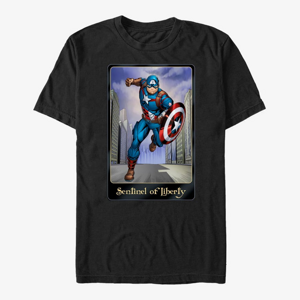 Queens Marvel Avengers Classic - Freedom Fighter Unisex T-Shirt Black