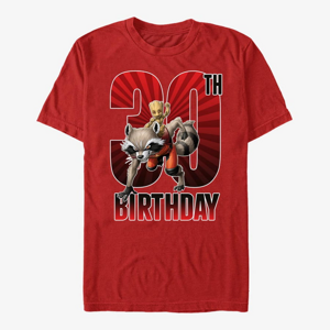 Queens Marvel Avengers Classic - Groot 30st Bday Unisex T-Shirt Red