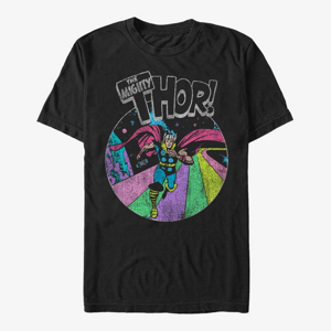 Queens Marvel Avengers Classic - Grunge Thor Men's T-Shirt Black