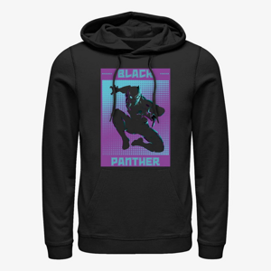 Queens Marvel Avengers Classic - Halftone Panther Unisex Hoodie Black
