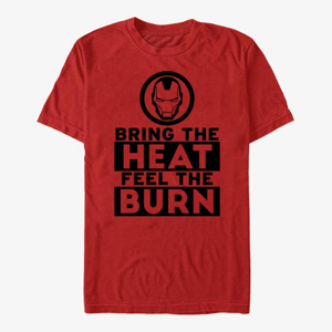 Queens Marvel Avengers Classic - Heat Burn Unisex T-Shirt Red